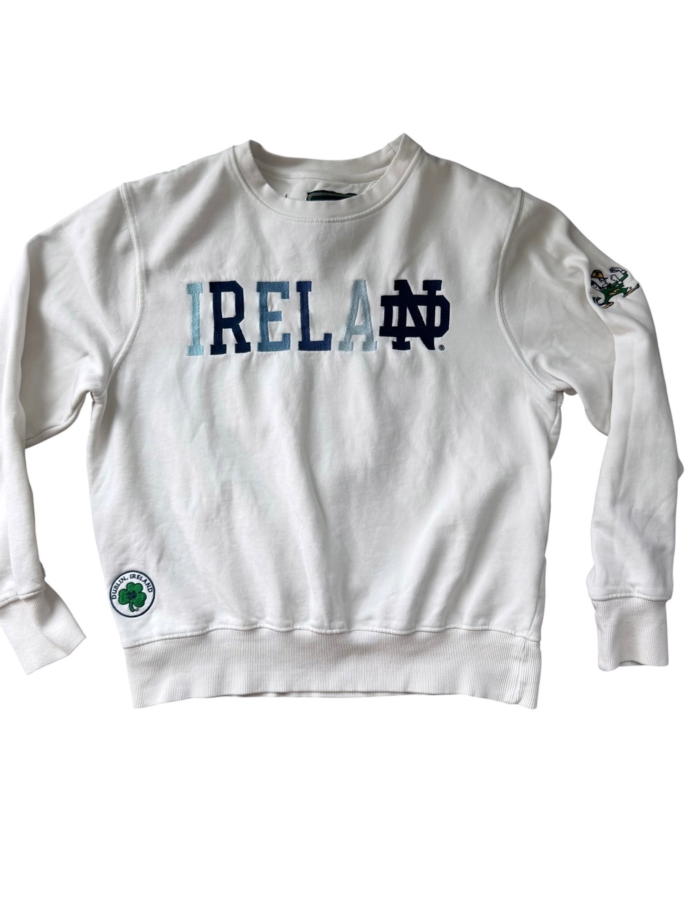 The Notre Dame Heritage Collection Ireland Sweatshirt Size S